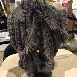 Dark grey scarf